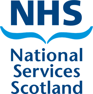 image shows logo of 4ward Testing client NHS Scotland
