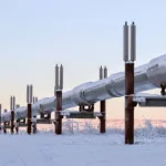 image shows pipeline climatic testing in harsh conditions