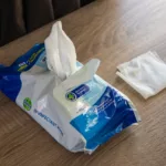 image shows disinfectant wipes tested to BS EN 1040
